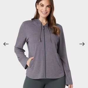 NWT 32 Degrees Cool Lightweight Zip Up Hoodie
